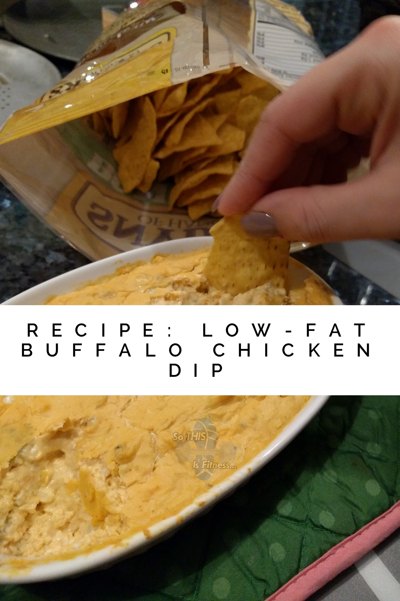recipe - low-fat buffalo chicken dip